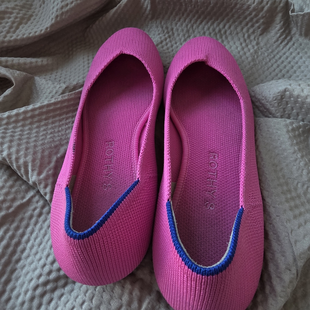 Rothy's Women's Pink Flats - Picture 6 of 8